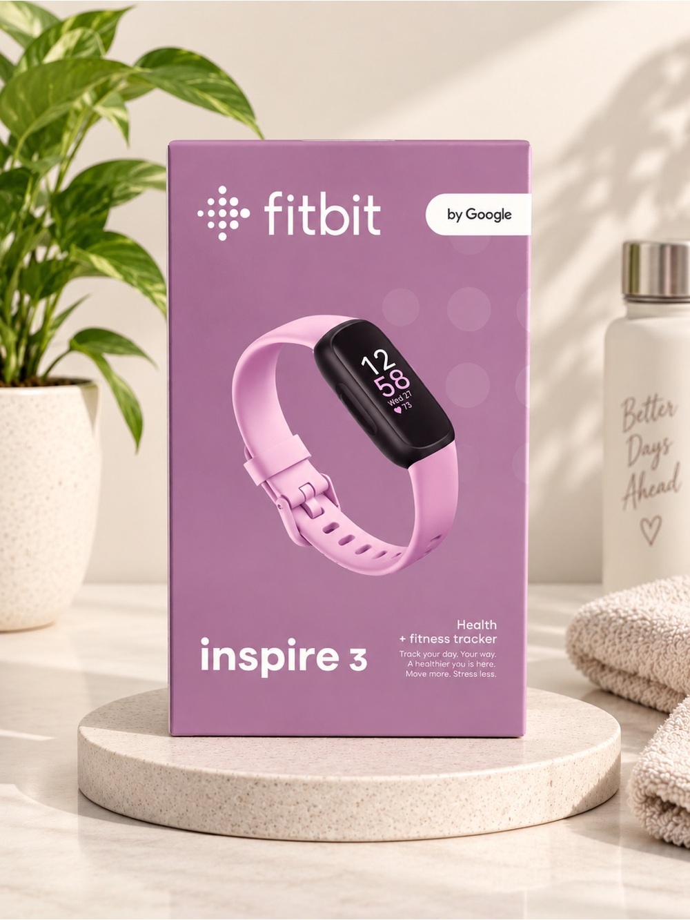 fitbit Inspire 3 Purple Fitness Tracker by fitbit